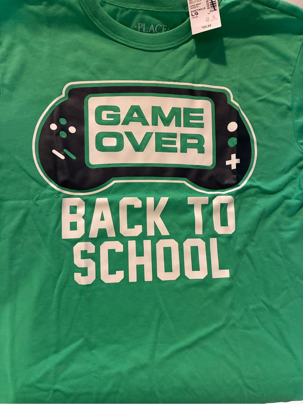 The Children's Place Green 'GAME OVER' Back to School Tee